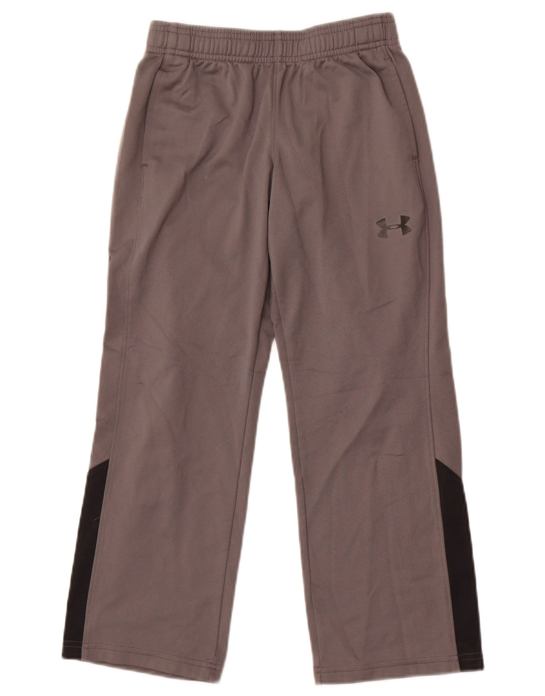 Spodnie dresowe chłopięce Under Armour 7-8 lat, małe, szare, z blokami kolorów