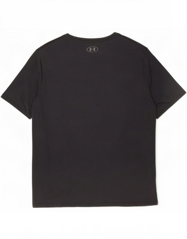 Męska koszulka z grafiką Under Armour Top 2XL w kolorze czarnym