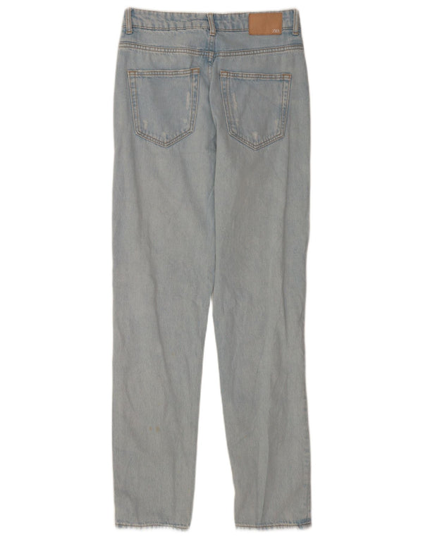 Damskie jeansy slim fit Zara z wysokim stanem EU 38 Small W28 L30 niebieskie