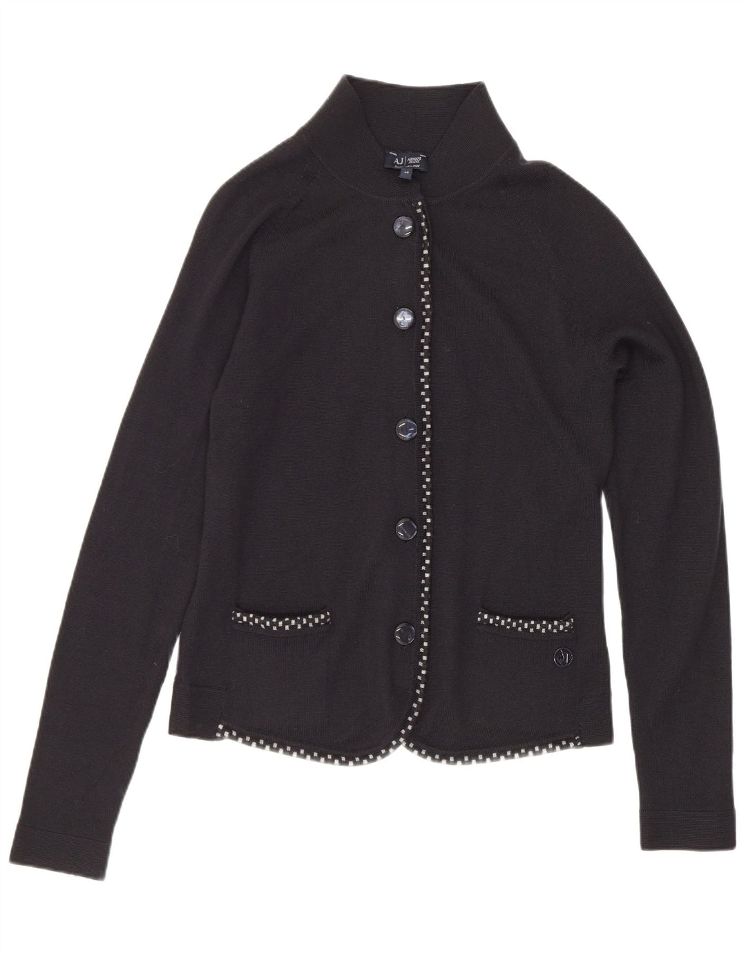 Damski sweter rozpinany Armani Jeans IT 40 Small Black