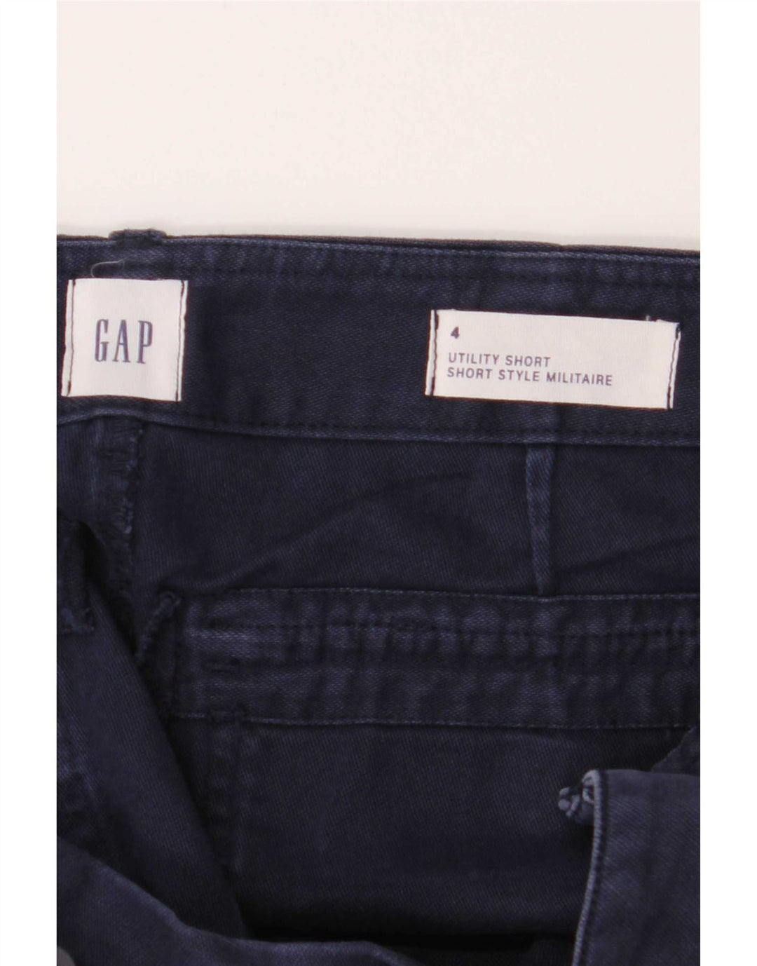 Damskie spodenki Chino Gap US 4 Small W28 Granatowe, bawełniane