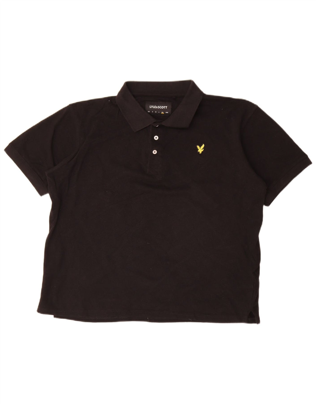 Męska koszulka polo Lyle & Scott XL, czarna, bawełniana