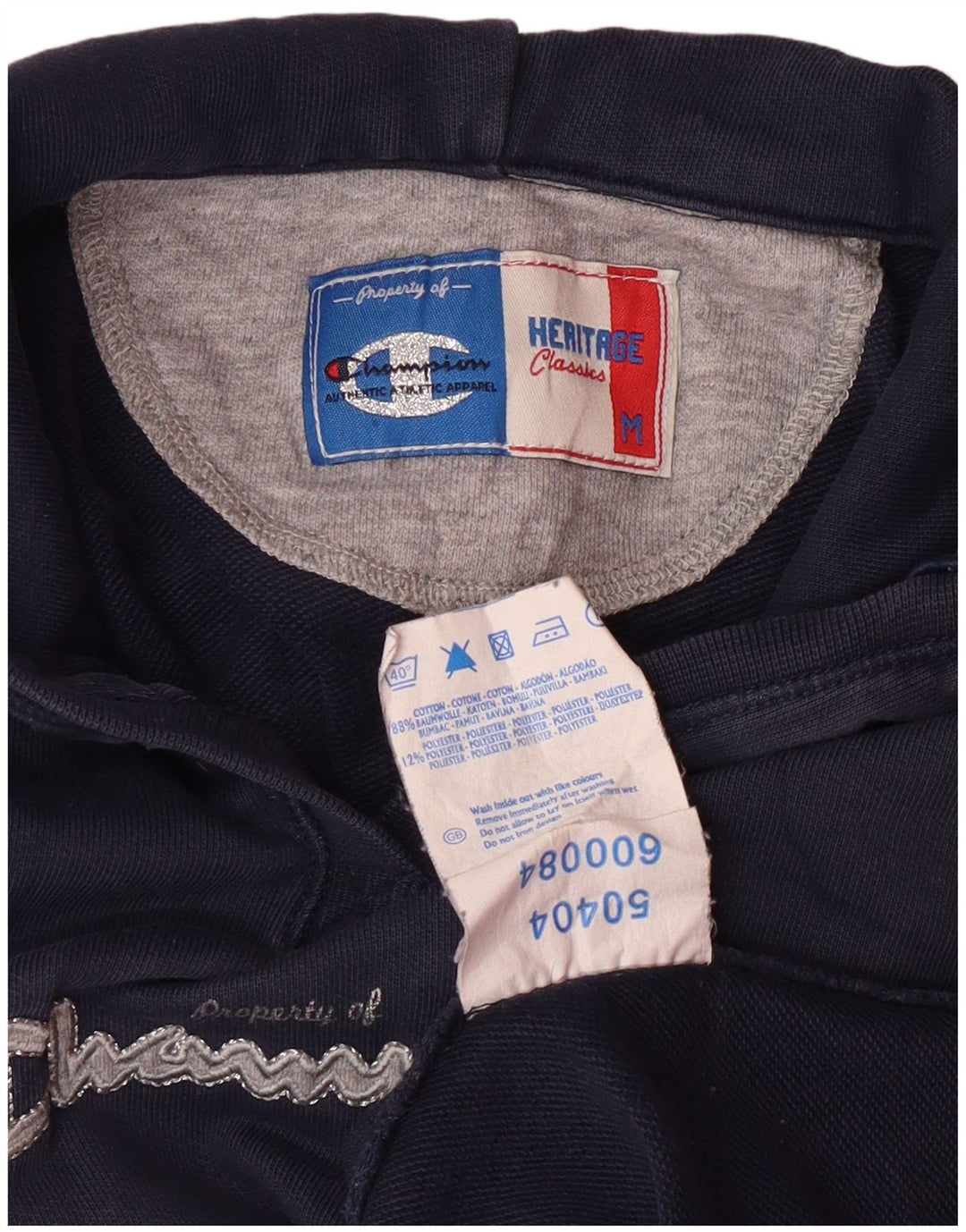 Damska bluza z kapturem CHAMPION Heritage Classics UK 12, średni granat