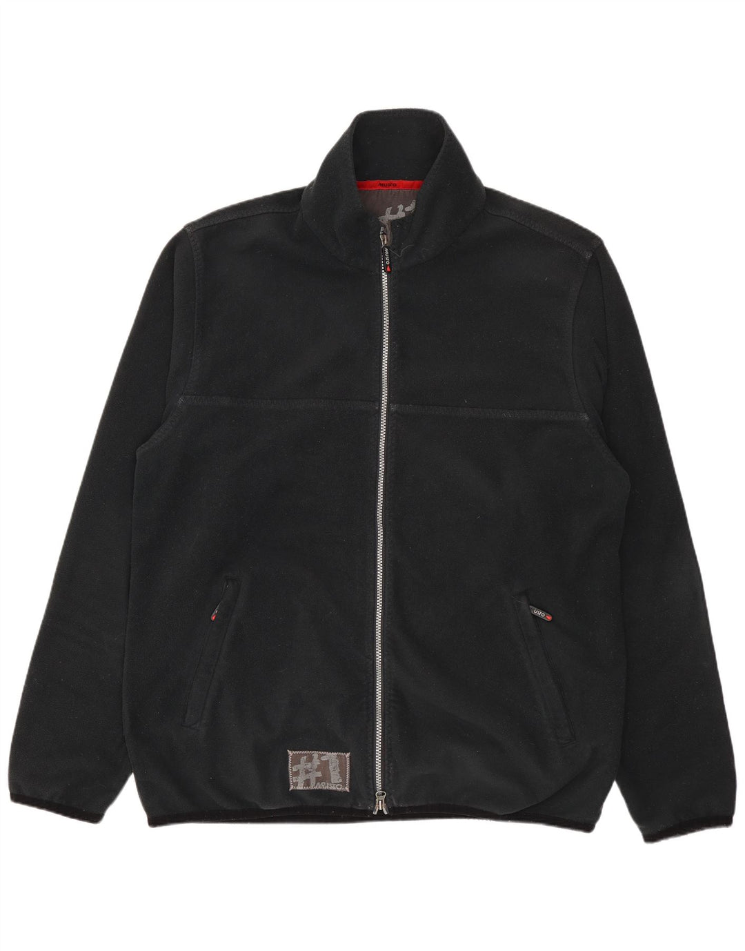 Męska kurtka polarowa Musto UK 42 XL, czarna, poliestrowa