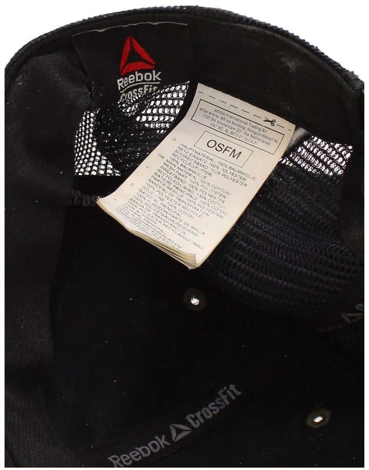 Męska czapka z daszkiem Reebok Graphic Trucker, jeden rozmiar, khaki, bawełna z blokami kolorów