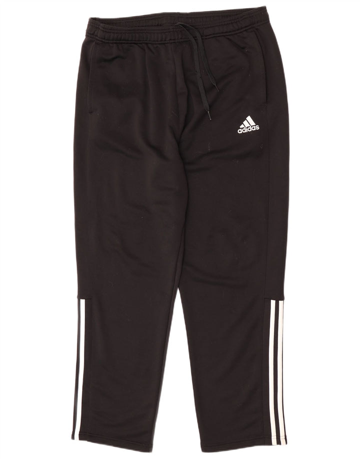 Męskie spodnie dresowe Adidas XL, czarne, poliestrowe