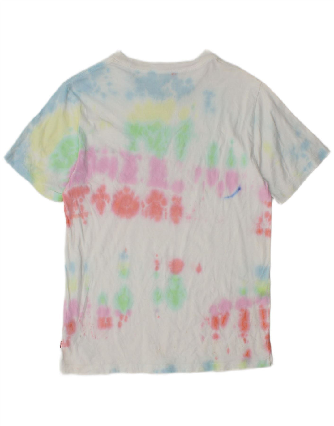 Męski standardowy T-shirt Levi's z grafiką, mały, wielobarwny, bawełniany krawat