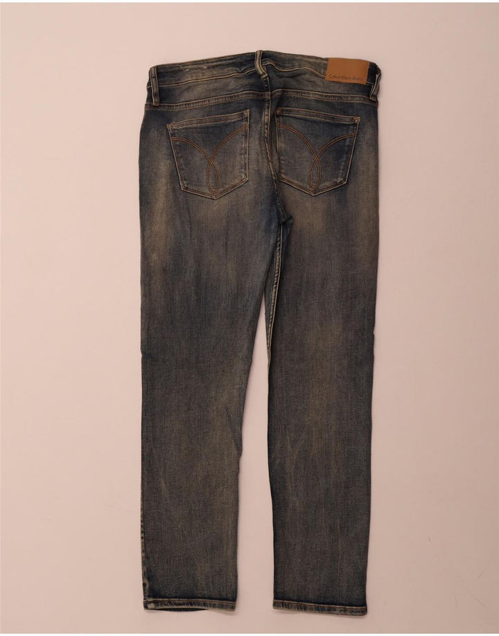 Damskie jeansy Calvin Klein US 8 Medium W30 L27 Niebieskie