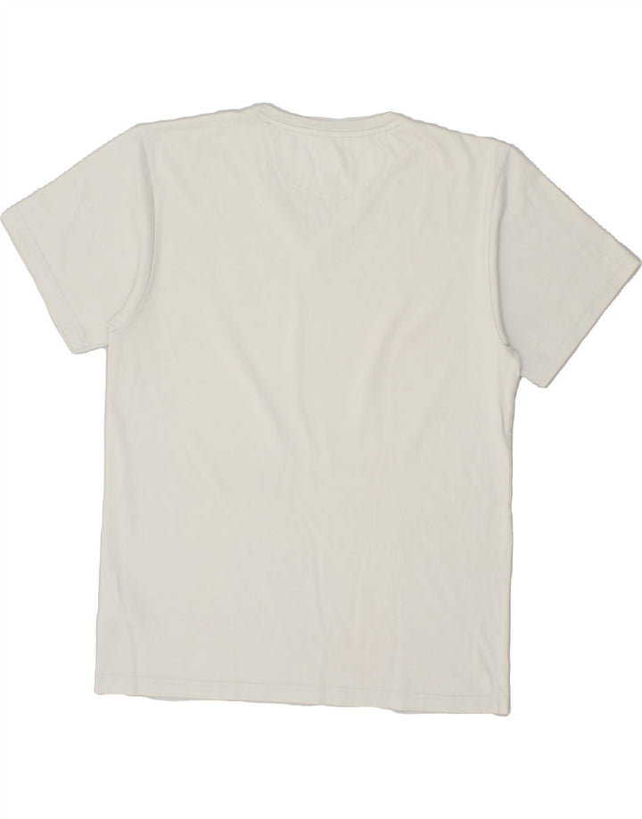 ADIDAS Mens T-Shirt Top Large Beige Cotton | Vintage Adidas | Thrift | Second-Hand Adidas | Used Clothing | Messina Hembry 