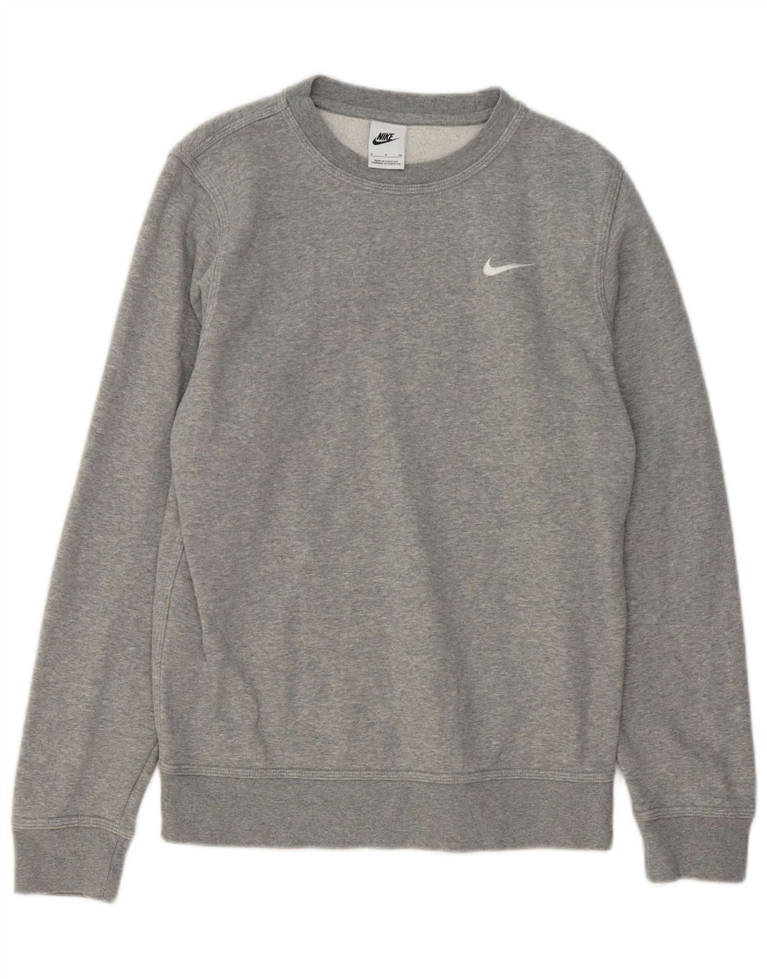 Męska bluza dresowa Nike, mała, szara, nakrapiana, bawełniana