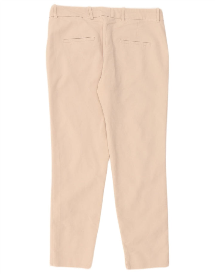 Spodnie damskie Zara Slim Chino, duże W32 L28, beżowe