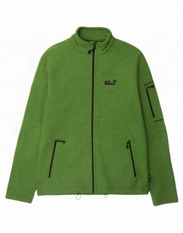 Męska kurtka dresowa Jack Wolfskin UK 44/46 XL Zielony poliester