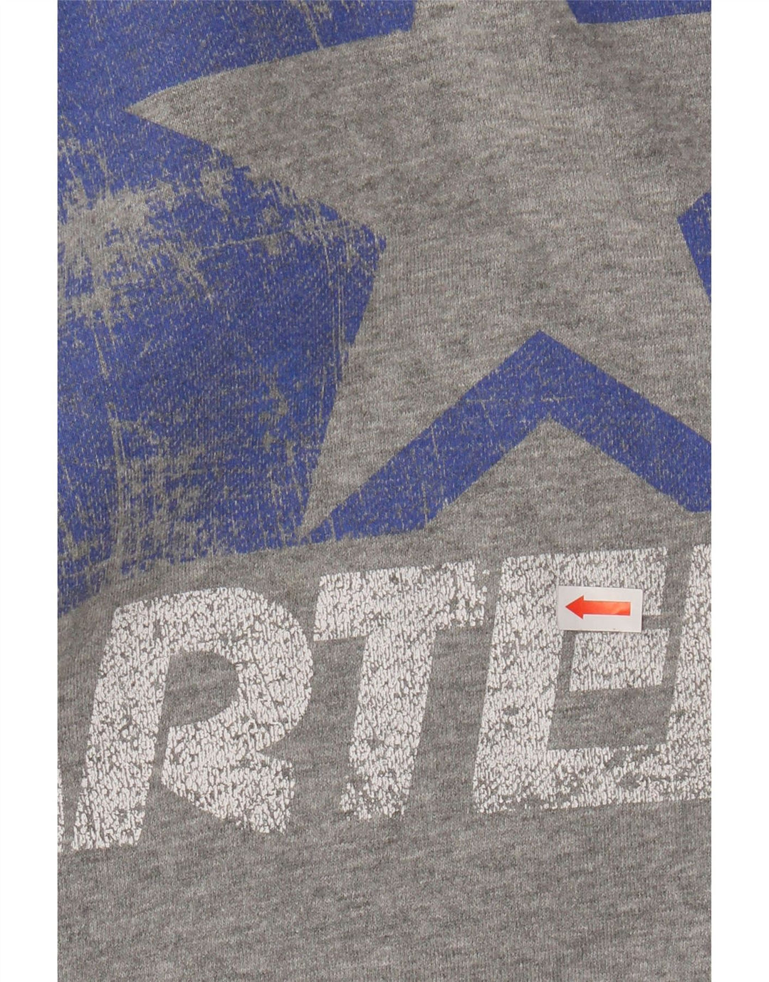 STARTER Mens Graphic Hoodie Jumper Medium Grey Cotton Vintage Starter and Second-Hand Starter from Messina Hembry 