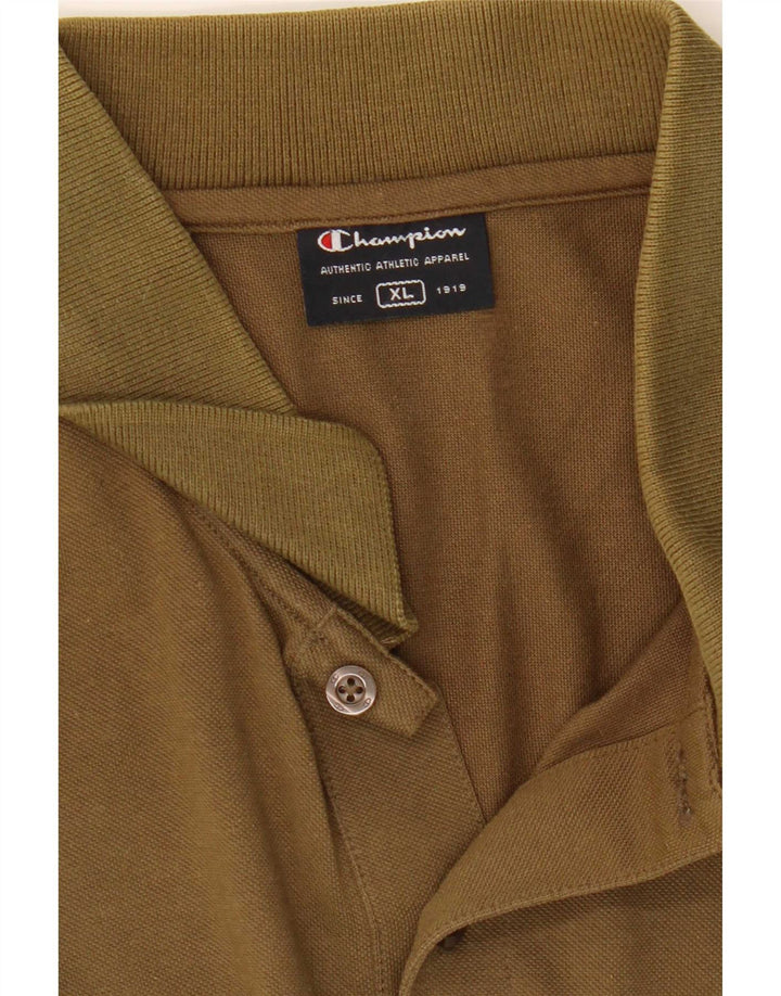 Męska koszulka polo Champion XL w kolorze khaki