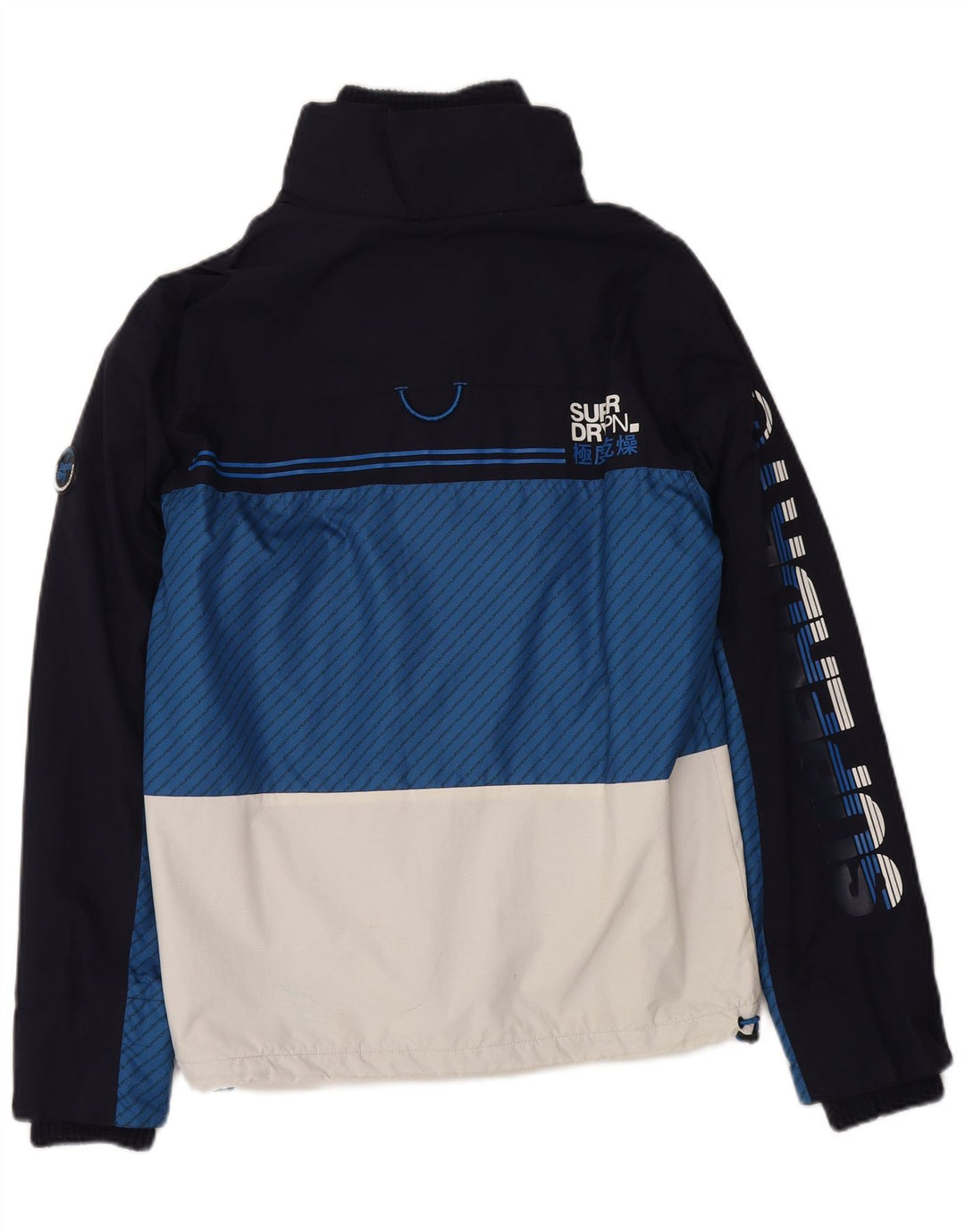 Męska kurtka wiatrówka Superdry Windtrekker UK 38, średni granat