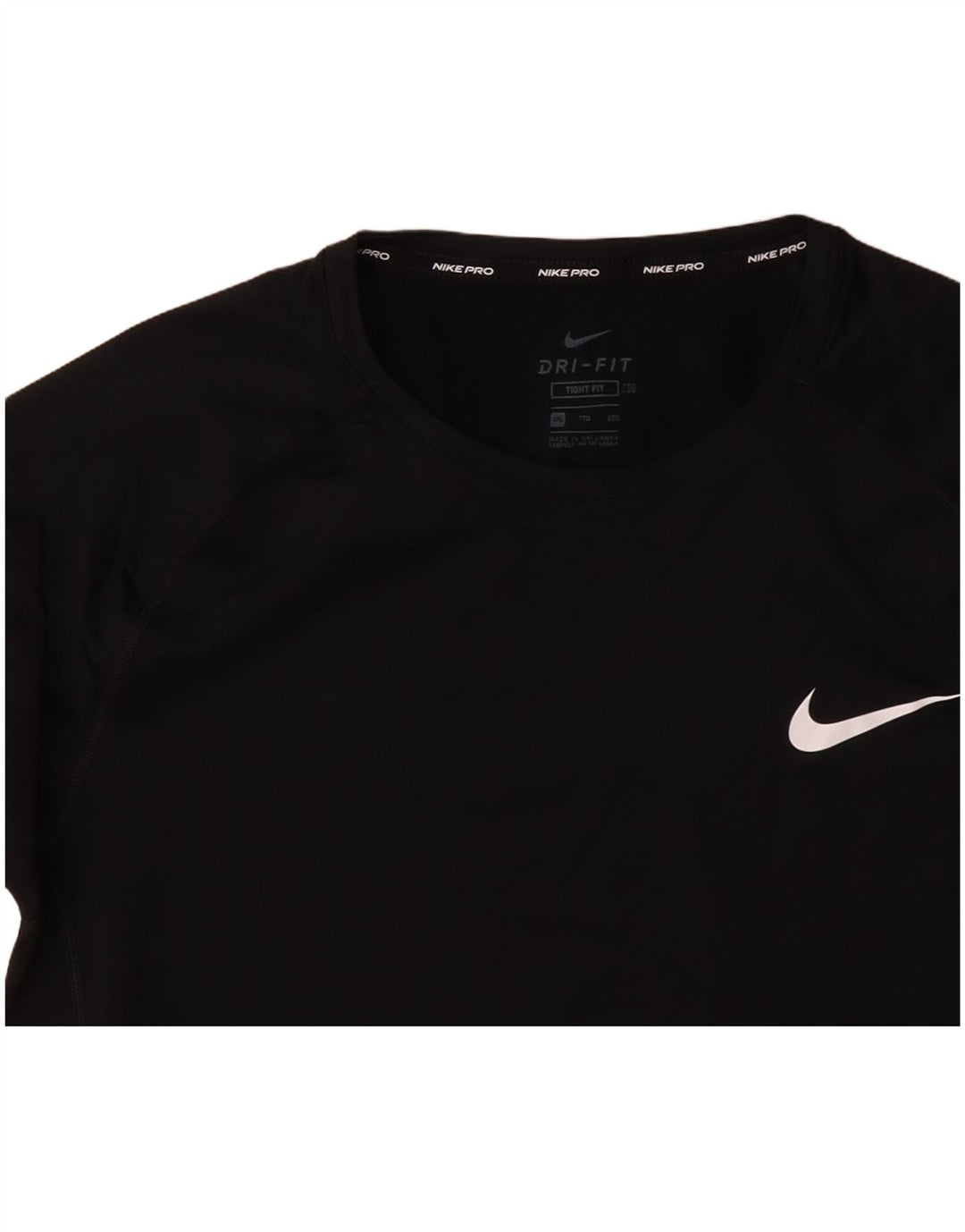 Męski T-shirt NIKE o dopasowanym kroju, 2XL, czarny poliester