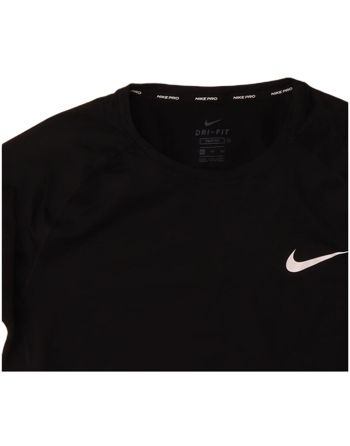 Męski T-shirt NIKE o dopasowanym kroju, 2XL, czarny poliester