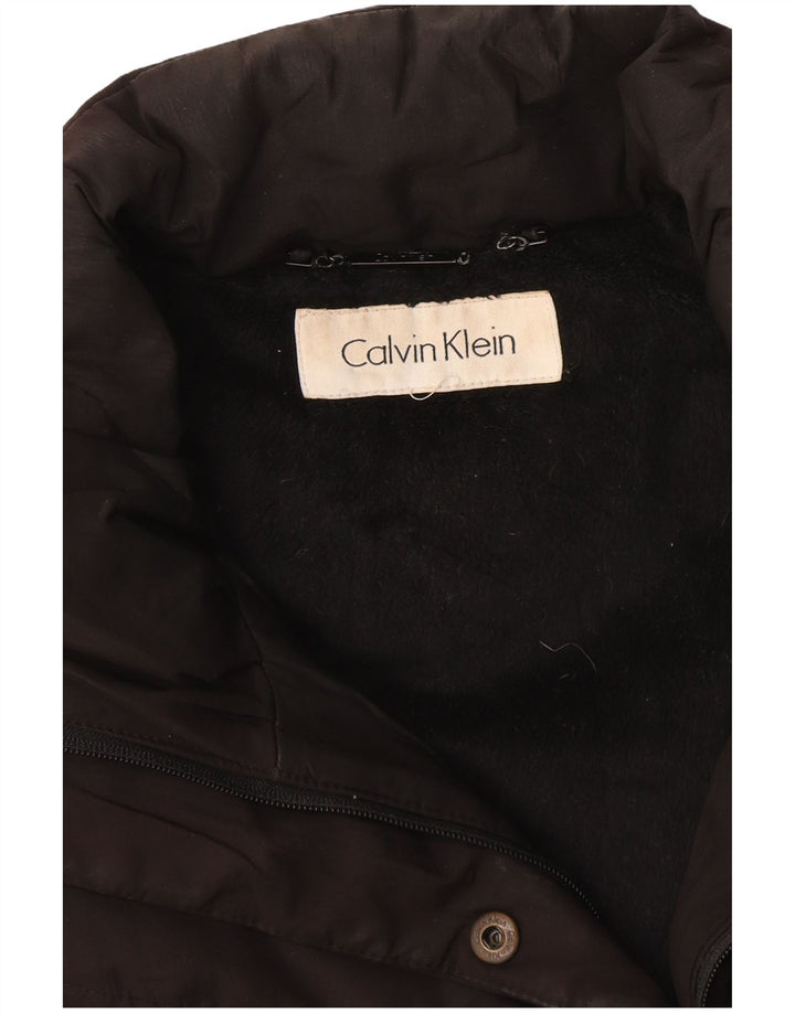 Damska wyściełana kamizelka CALVIN KLEIN UK 12, średnia czarna