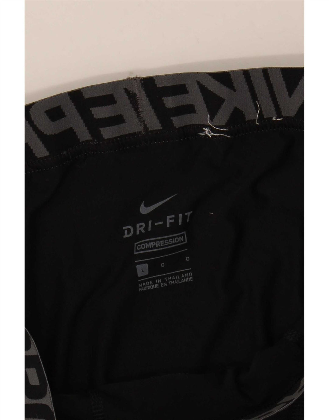 Męskie legginsy Nike Dri Fit Graphic, duże, czarne