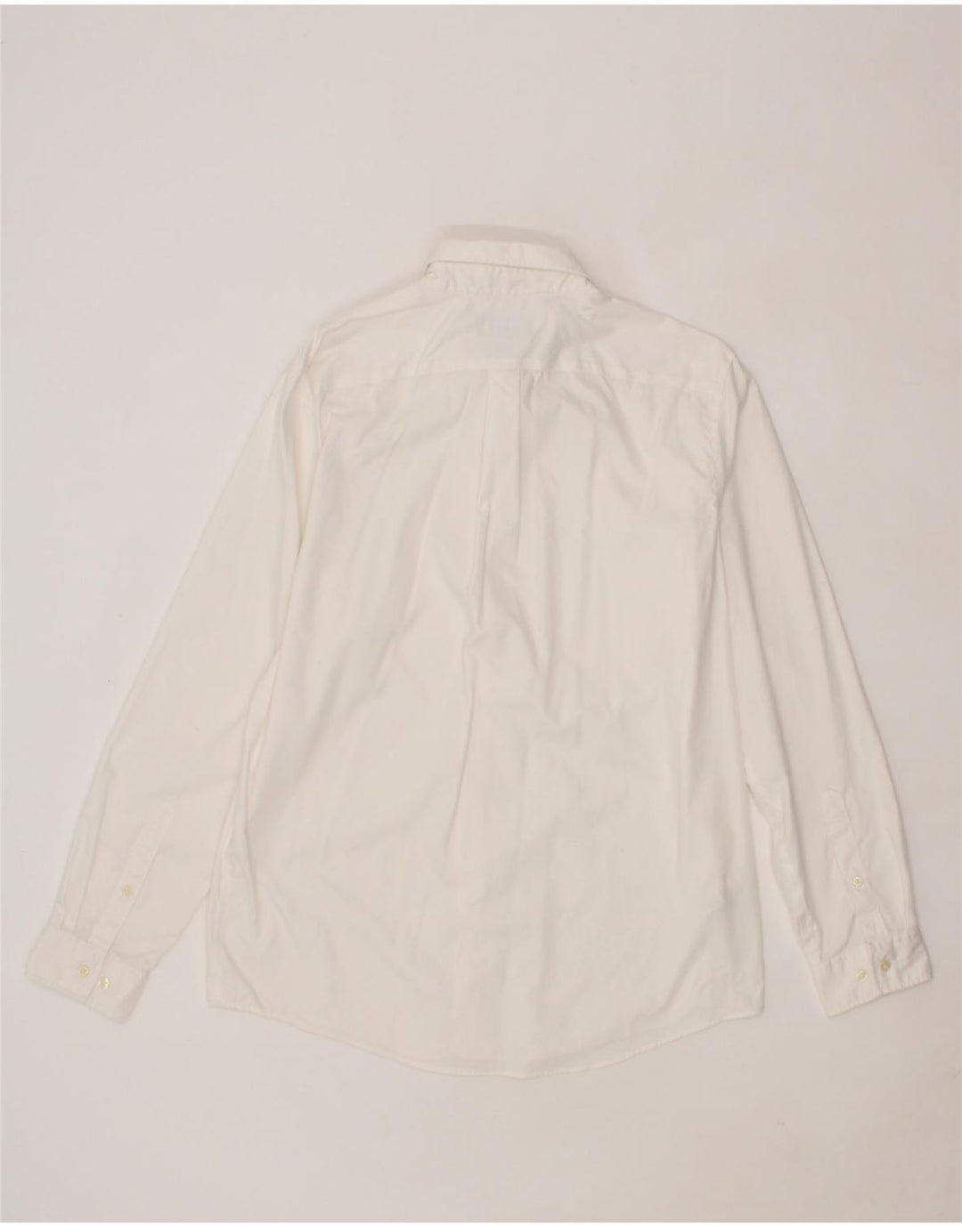 EDDIE BAUER Mens Slim Fit Shirt Large White Cotton Vintage Eddie Bauer and Second-Hand Eddie Bauer from Messina Hembry 