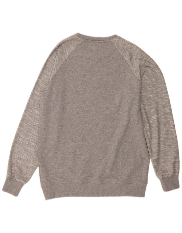 Męski sweter męski Jack & Jones XL, szary, nakrapiany poliester