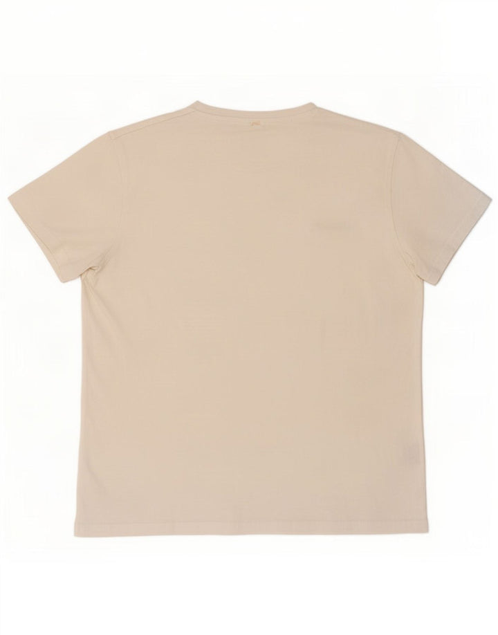 T-shirt męski Pierre Cardin, średniej wielkości biała bawełna