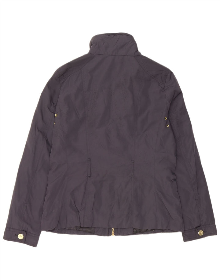 Damska kurtka Utility Jacket Zara UK 14, duża, granatowa, z poliestru