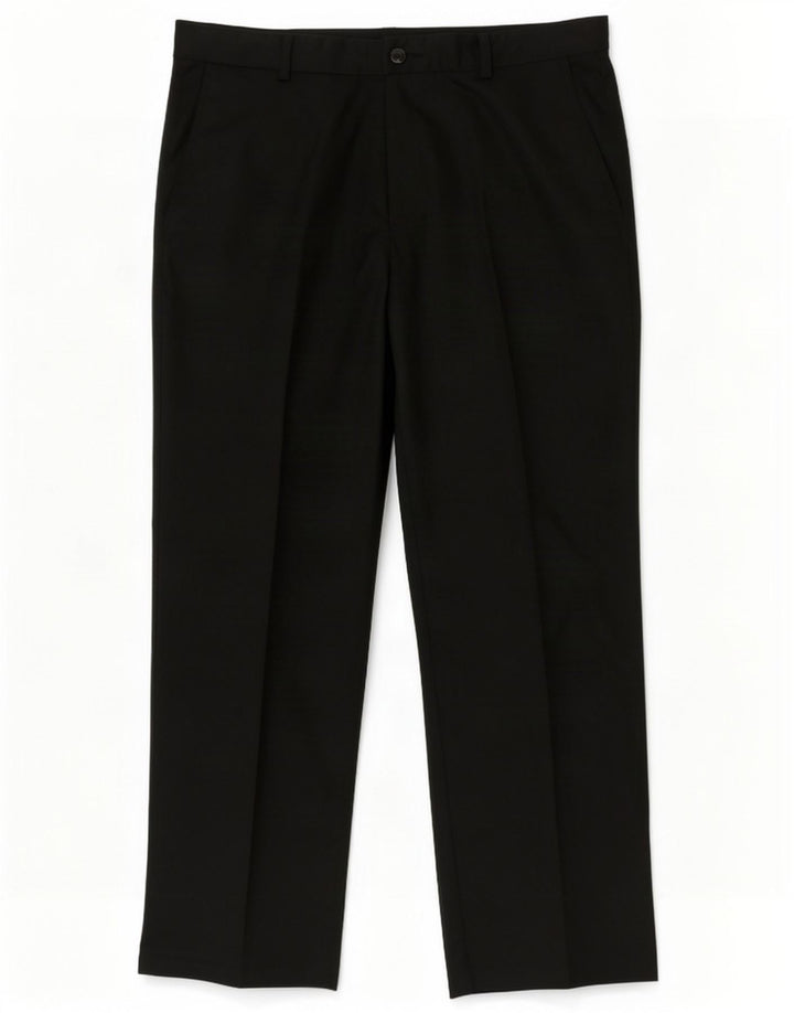 Adidas Męskie Climalite Straight Chino Spodnie W36 L32 Czarny Poliester