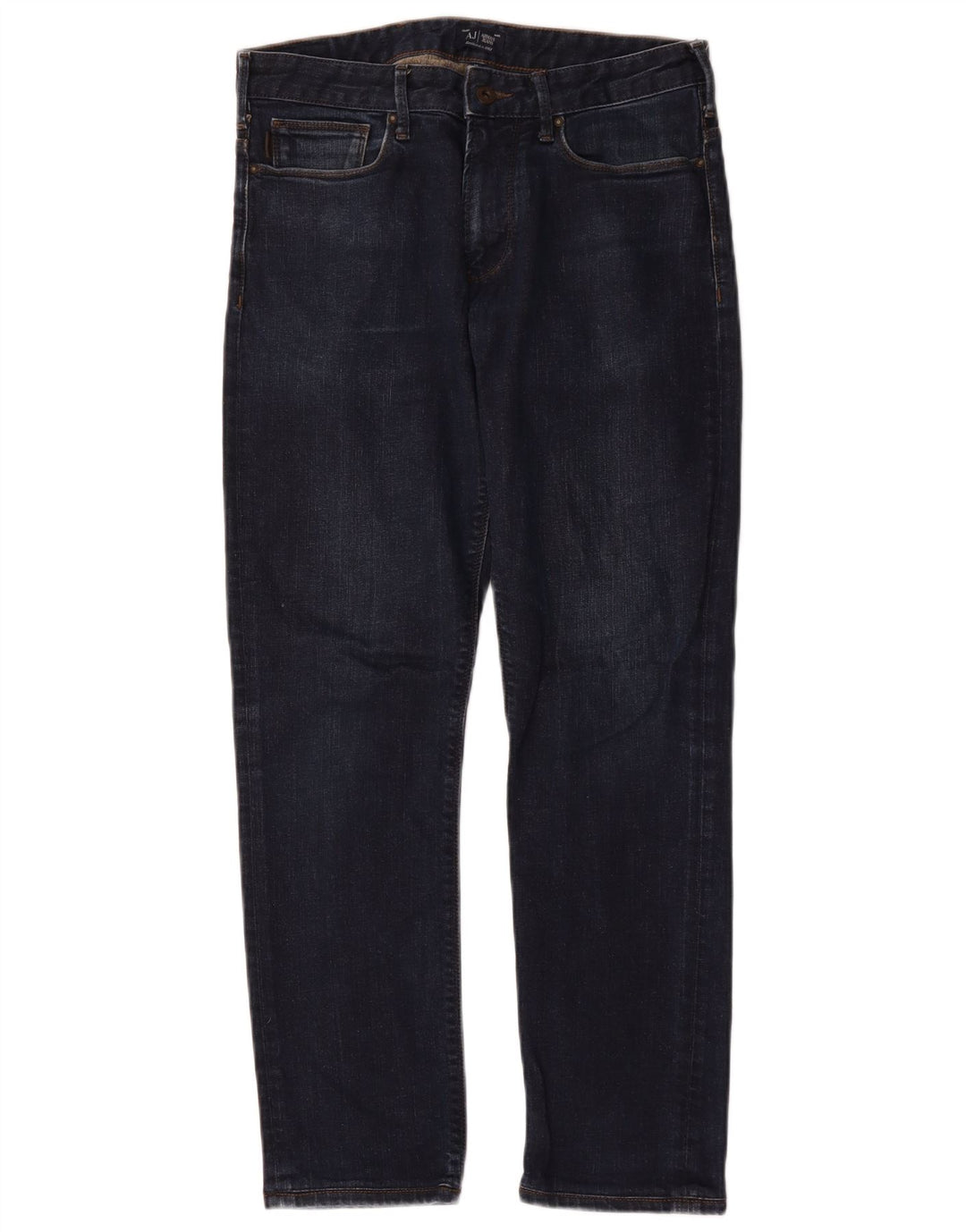 Męskie jeansy Armani Slim W30 L28 Granatowa bawełna
