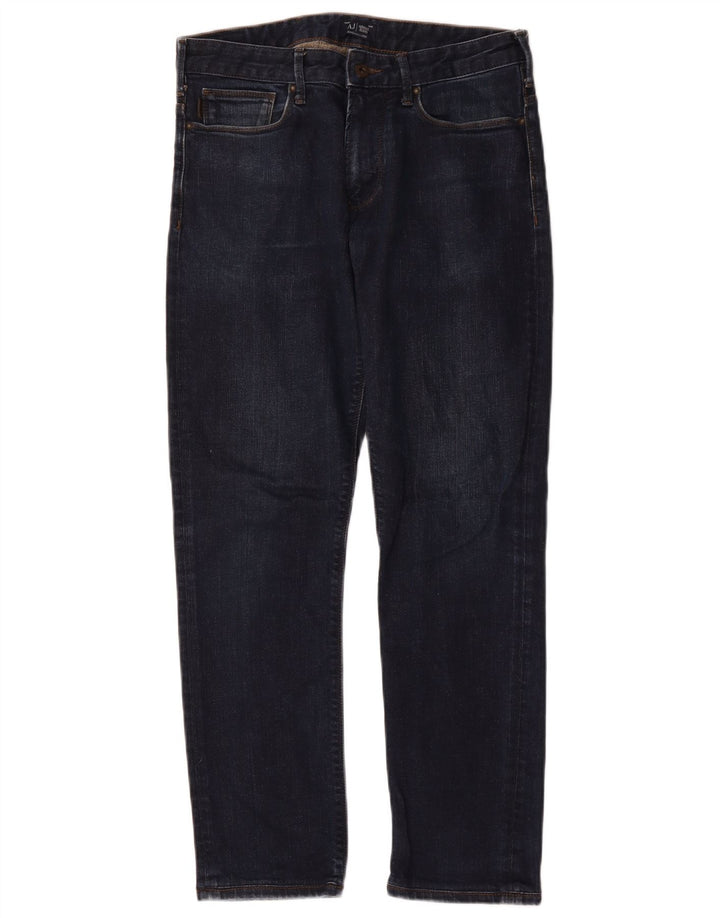 Męskie jeansy Armani Slim W30 L28 Granatowa bawełna