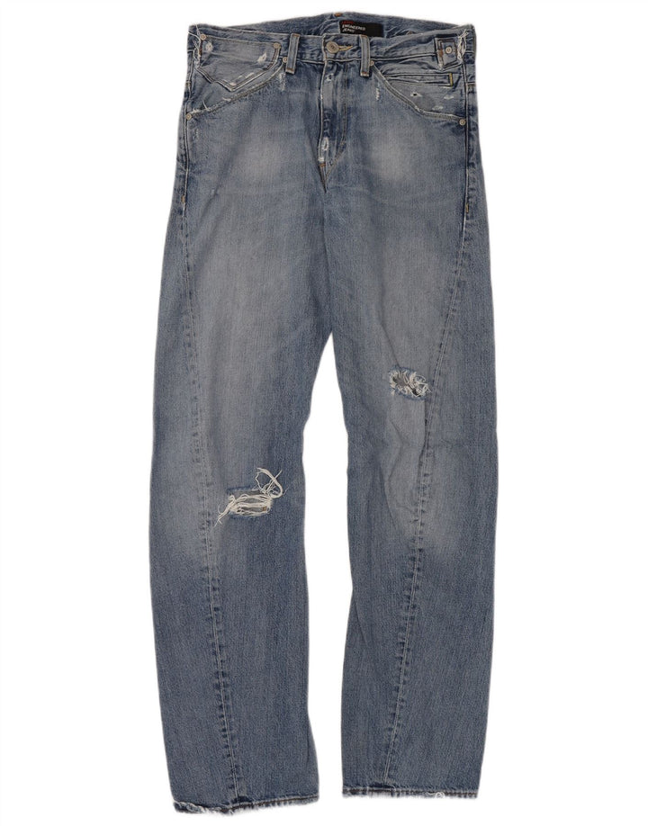 Męskie jeansy Levi's w trudnej sytuacji W30 L34, niebieska bawełna