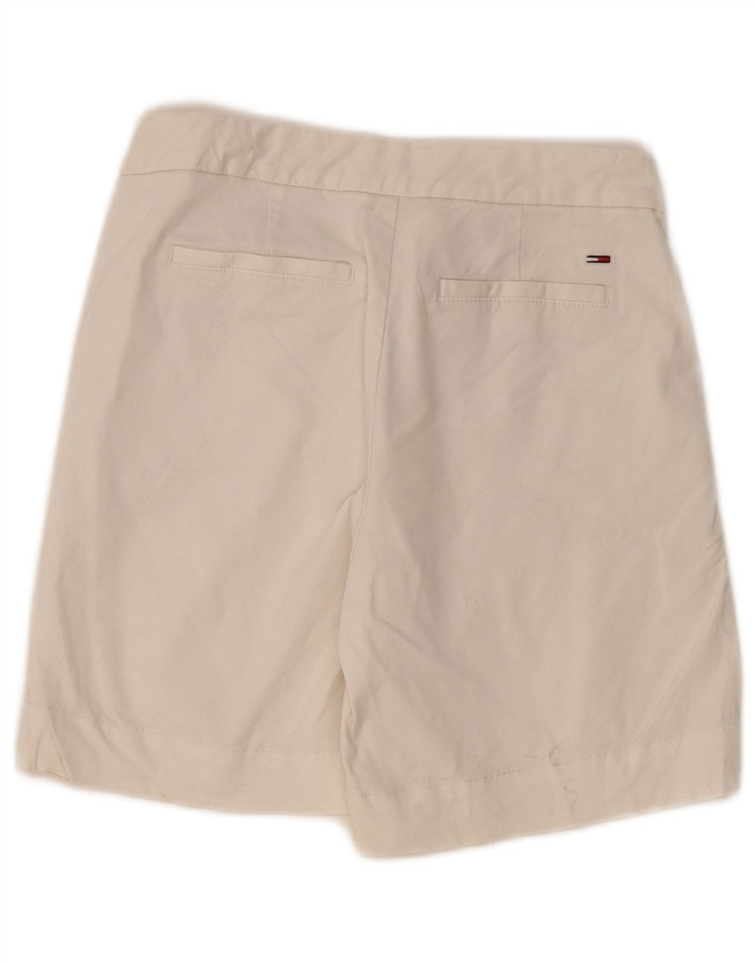 Damskie spodenki Chino TOMMY HILFIGER W26 Małe złamanej bieli, bawełniane