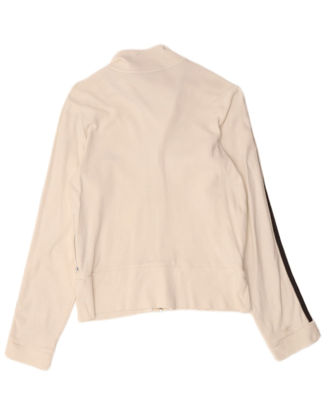 Damska bluza dresowa Adidas UK 12 Średnia biała bawełna