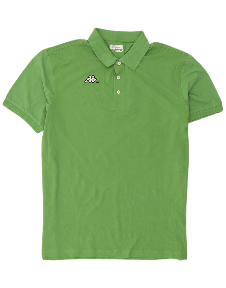 Męska koszulka polo KAPPA 3XL, zielona bawełna