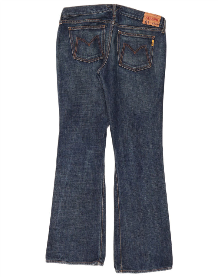 Damskie jeansy Bootcut Meltin' Pot W30 L31 Niebieska bawełna
