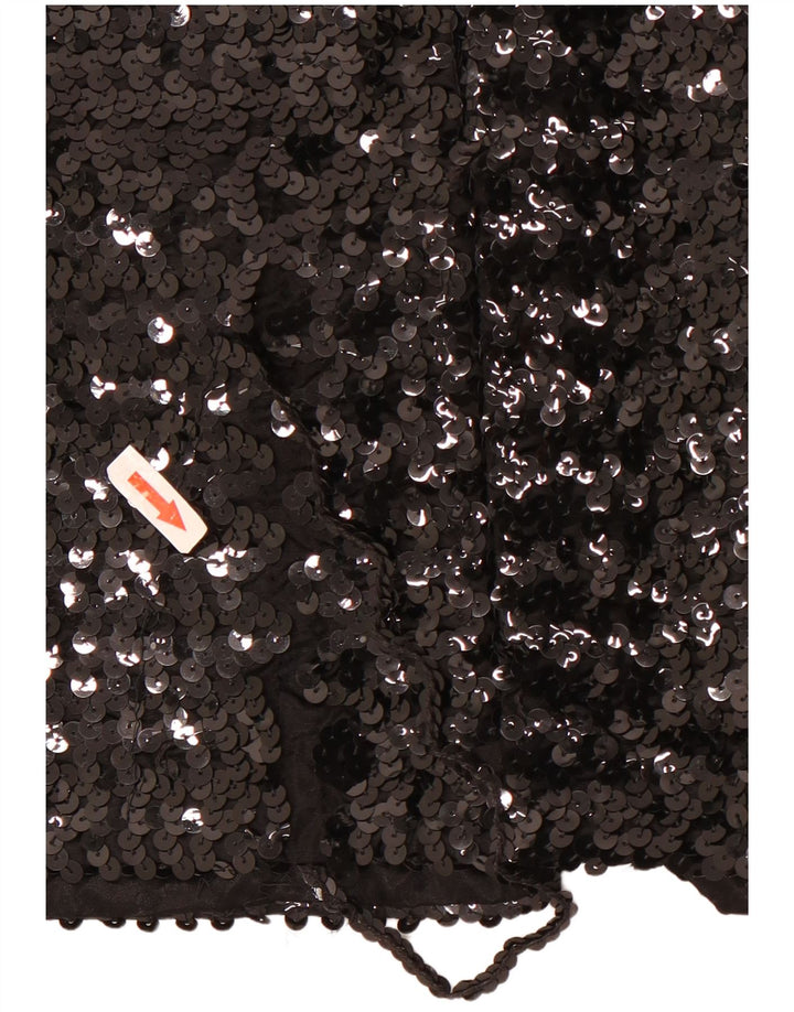 Damska marynarka vintage IT 50 XL w kolorze czarnym