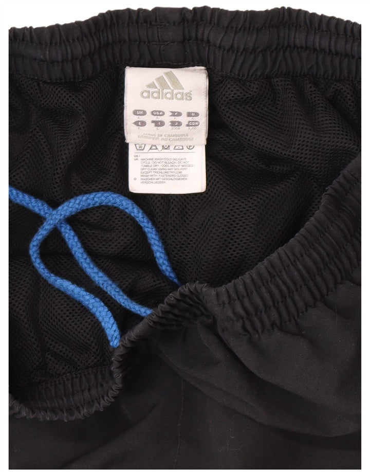 Adidas Męskie spodnie dresowe Joggery, duże, czarne, poliestrowe