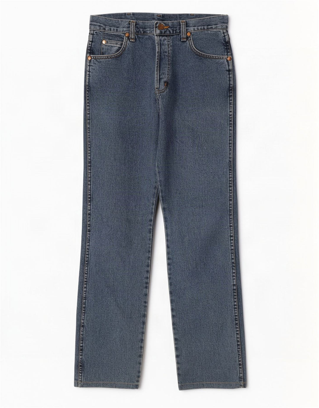 Męskie jeansy Wrangler Evolution Straight W30 L31, niebieskie, bawełniane