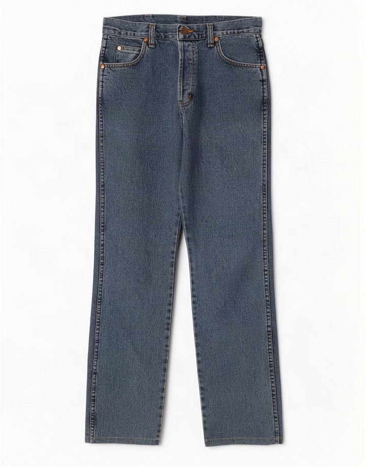 Męskie jeansy Wrangler Evolution Straight W30 L31, niebieskie, bawełniane