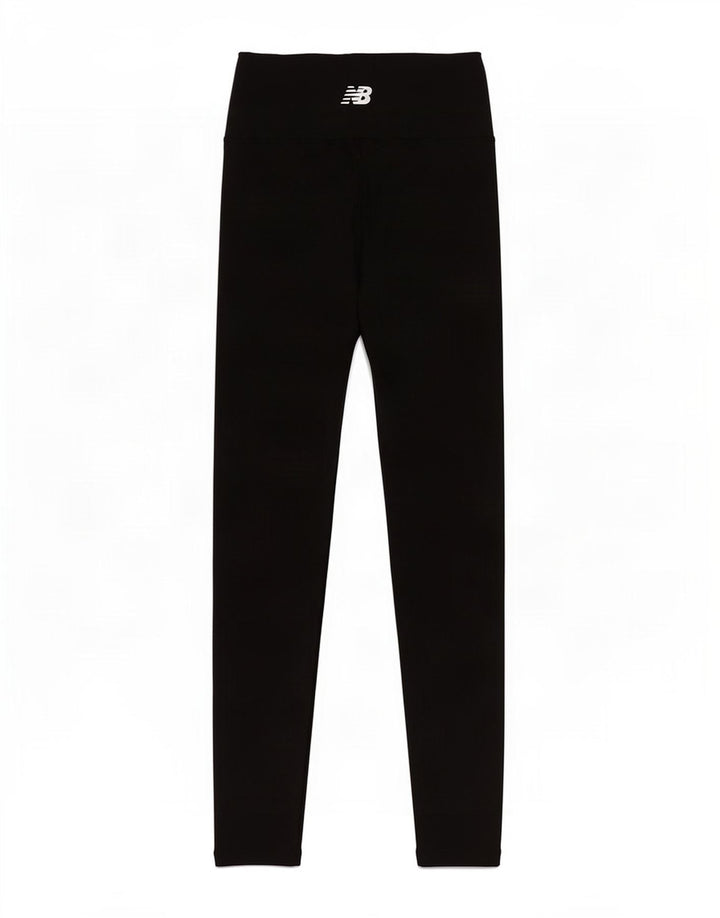 Damskie legginsy New Balance UK 12, średni czarny poliester
