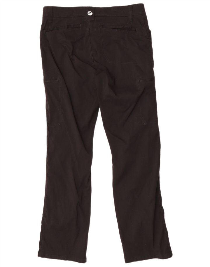 Męskie spodnie cargo Wrangler W32 L30 z czarnego nylonu