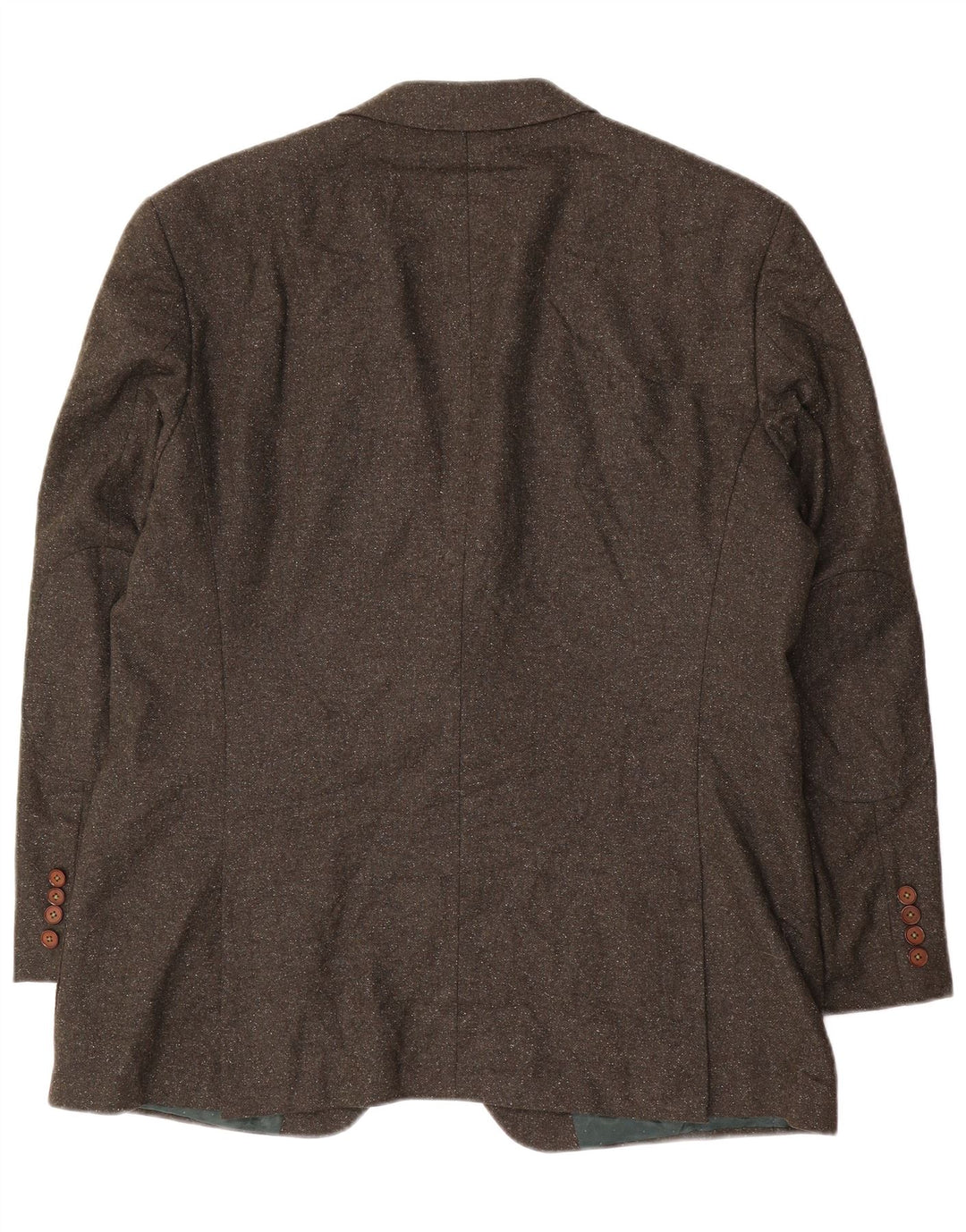 Tommy Hilfiger Męska dopasowana marynarka zapinana na 2 guziki EU 56 3XL Khaki nakrapiana