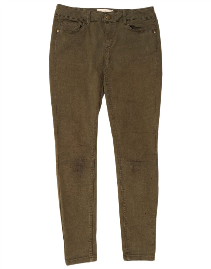 Damskie jeansy Jeggings FAT FACE UK 10 Small W28 L28 Zielona bawełna