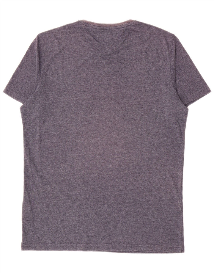 T-shirt męski Tommy Hilfiger, duży, granatowy, nakrapiany poliester