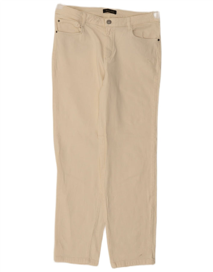 Jeansy damskie Massimo Dutti EU 42 Large W32 L28 Beżowe