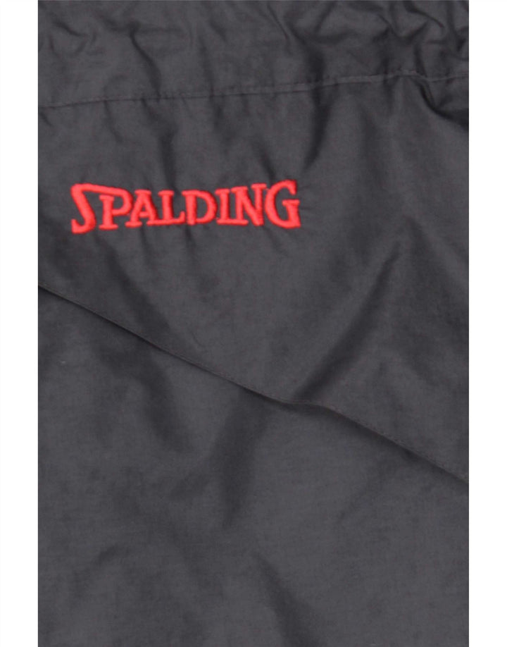 Męska kurtka przeciwdeszczowa Spalding UK 42 XL, granatowa, nylonowa