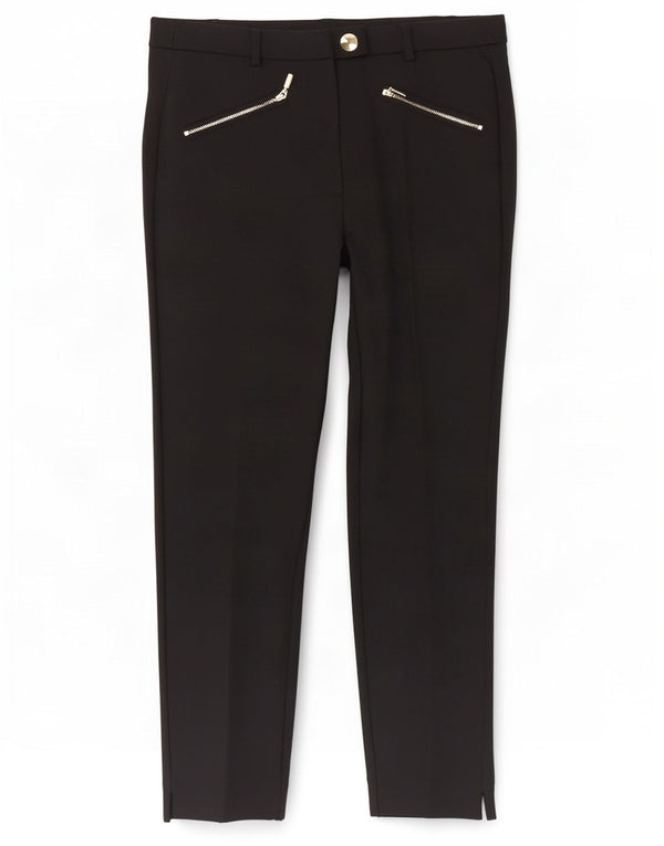 Marks & Spencer Damskie spodnie typu slim casual UK 14 Large W34 L28 Black