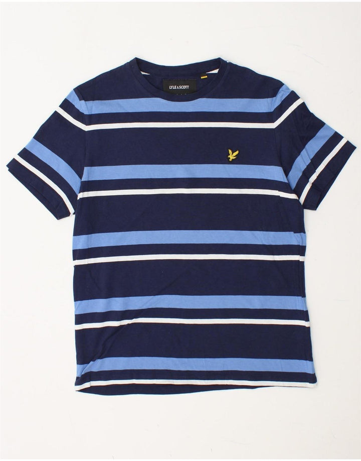 T-shirt męski LYLE & SCOTT, bawełniany, średni, granatowy w paski