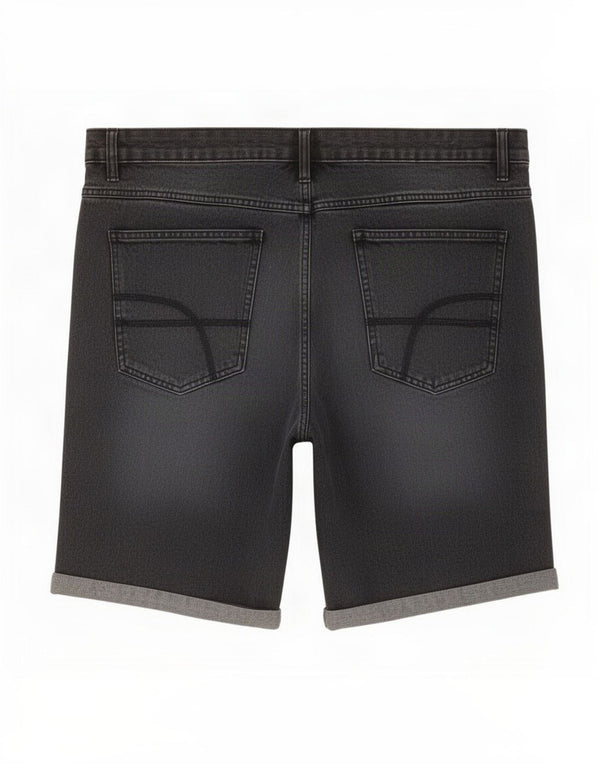 Męskie spodenki jeansowe Pierre Cardin W42 2XL Czarna bawełna