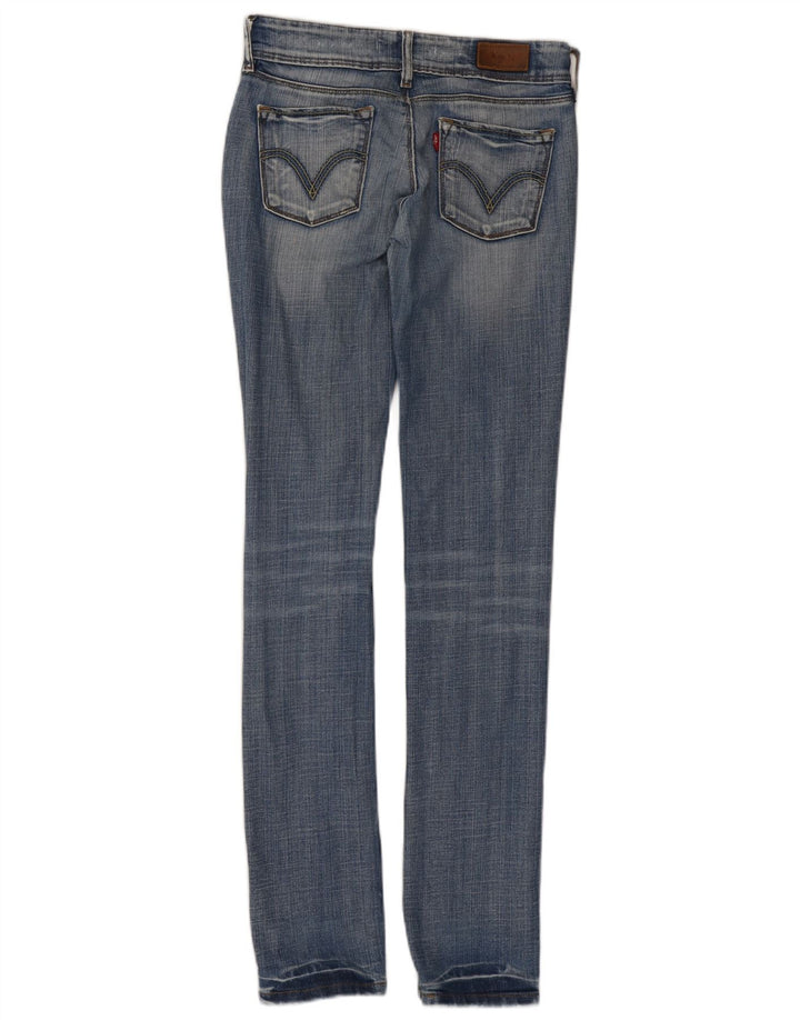 Damskie jeansy Levi's 571 Slim W28 L34 Niebieska bawełna